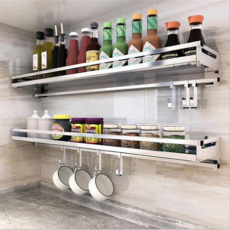 Shop for kitchen storage racks metal at bed bath & beyond. 💝READYSTOCK💝High Quality Wall Mounted type Stainless Steel ...