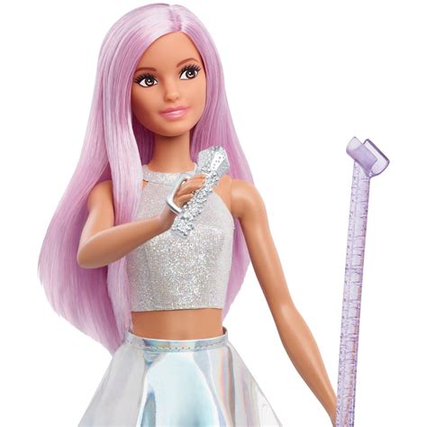 Mattel Barbie Barbie Und Ken Barbie Rockstar Musician Doll Long Pink Hair Glitter Outfit