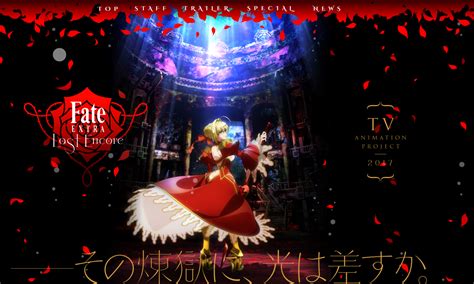 New Visual Revealed For Fateextra Last Encore Tv Anime