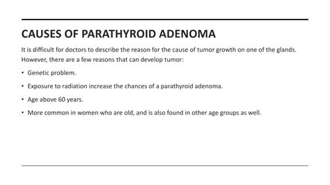 Ppt Parathyroid Adenoma Symptoms And Treatment Powerpoint