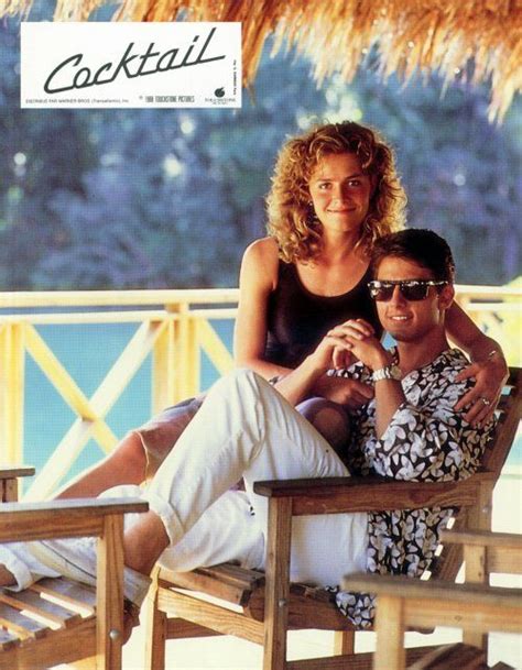 Elisabeth Shue And Tom Cruise Cocktail 1988 Cocktail Movie Cocktail 1988 Elisabeth Shue