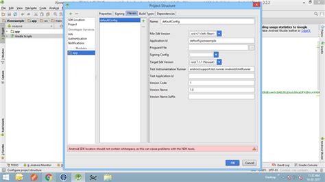 Android How To Change Target Sdk And Compile Sdk Into 25 Stack Overflow