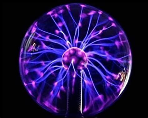 Purple 8 Plasma Ball From Science Purchase
