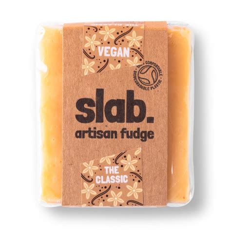 Slab Artisan Fudge Vegan Classic Slab 150g The Vegan Kind