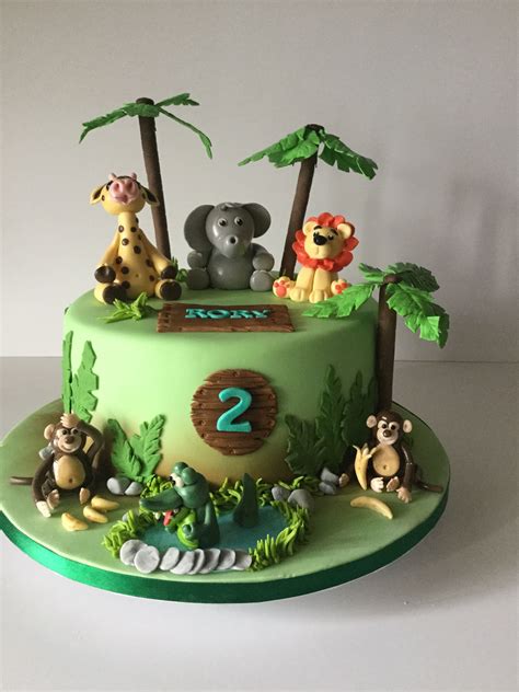 Jungle Theme Cake Design Delila Muir