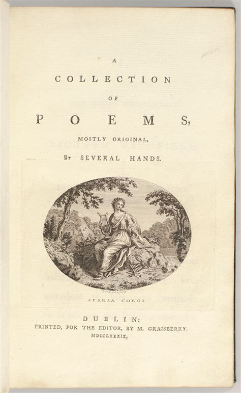 A Collection Of Poems Mostly Original By Several Hands Raptis Rare