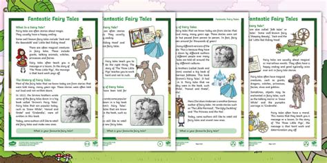 Fee Fi Fo Fum Fantastic Fairy Tales Differentiated Fact File