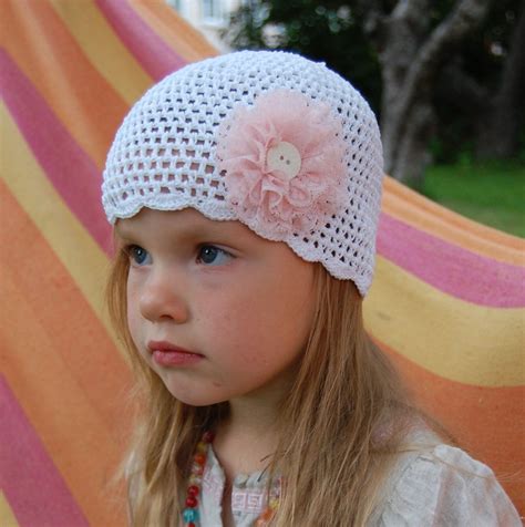 Crochet Baby Hat Flower Hat Summer Hat Baby Girl Hat With By Tuule 22