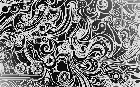 3840x2400 Wallpaper Black White Pattern Shape Patterns Black And