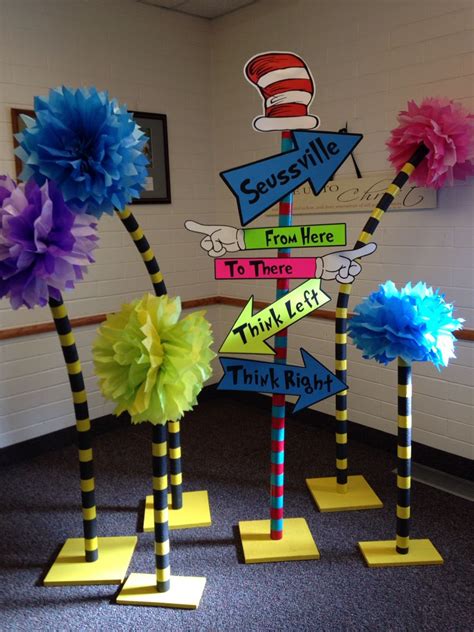 Dr Seuss Yw In Excellence Truffula Trees And Direction Sign Dr Seuss