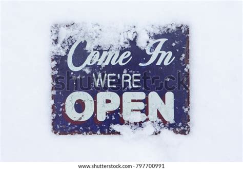 Come Were Open Sign Stock Photo Edit Now 797700991