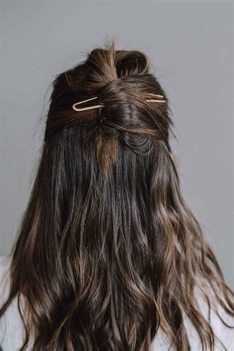 How To Do A Half Twist With A Rose Gold Pin An Indigo Day