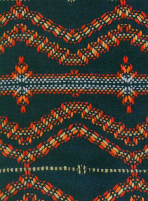 Autumn Colors Swedish Weaving Patterns Swedish Embroidery Monks Cloth