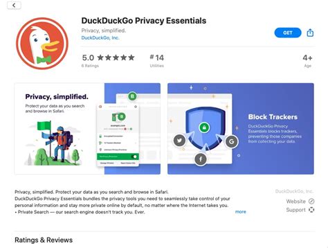 Duckduckgo Privacy Essentials Returns To Mac Safari
