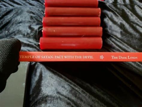 Devil Worshipper Kit Temple Of Satan Red Book Journal Candles Satanic Hood