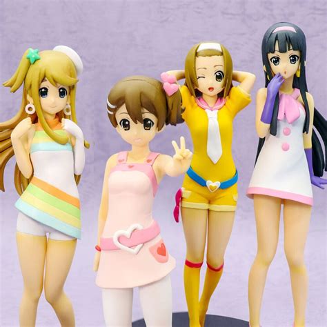K On Yui Mugi Ritsu Mio 69in Anime Figure Set School Festival Banpresto Ebay Anime Figures