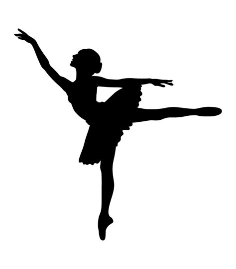 Ballet Dancer Silhouette Silhouette Png Download 10501200 Free