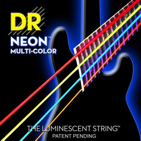 Dr Strings Introduces K3 Neon Hi Def Multi Color Bass String Sets No