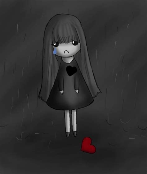 Broken Hearted Sad Animated Girl Images