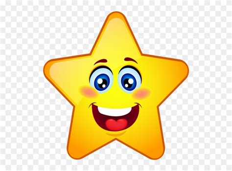 Clipart Stars Smiley Face Star With Face Clipart Hd Png Download