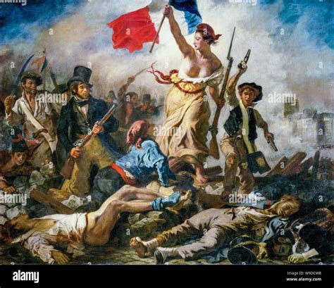 Eugène Delacroix Liberty Leading The People French Revolution