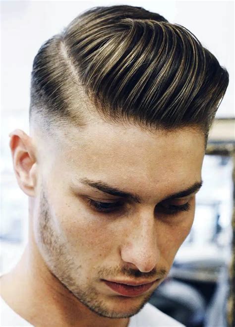 10 Classy Mens Slicked Back Styles With Side Part Haircut Inspiration
