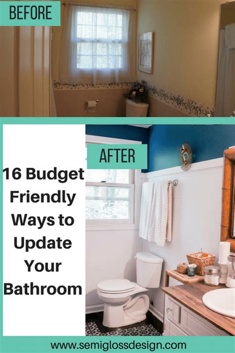 Here are forty bathroom remodeling ideas for those homeowners on a budget: 16 DIY Bathroom Renovation Ideas That Won't Break the Bank