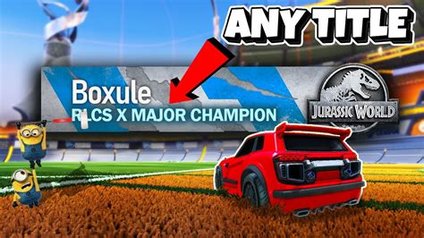 How To Get Custom Banners In Rocket League Rlcs X Major Championship