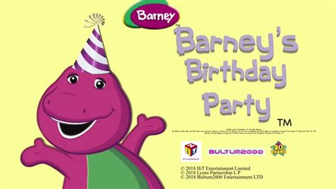 Barneys Birthday Party💜💚💛 Custom Audio Subscribe Youtube