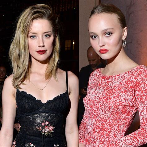 Amber Heard And Ex Stepdaughter Lily Rose Depp Attend Tiff Party E