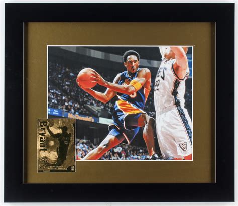 Kobe Bryant Lakers 13x15 Custom Framed Photo Display with 23Kt Gold