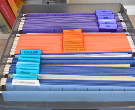 Create An Organized Filing System The Simply Organized Home