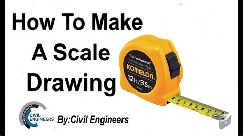 How To Make A Scale Drawing In Engineering Youtube