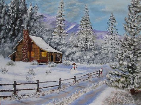Winter Wonderland Painting By Robert Clark Pixels