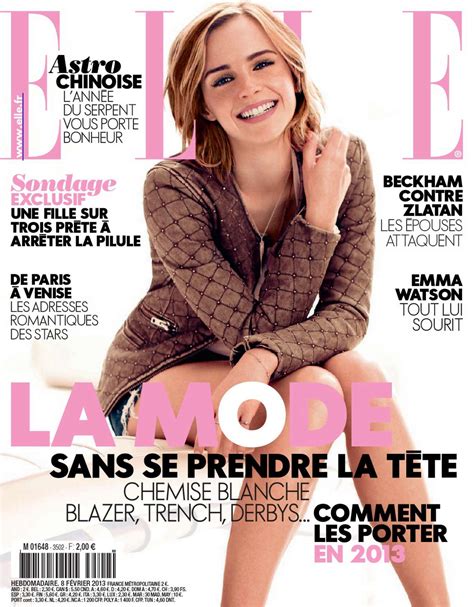 Emma Watson Elle France Magazine February 2013 Gotceleb