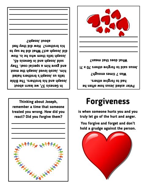 ️bible Worksheets On Forgiveness Free Download