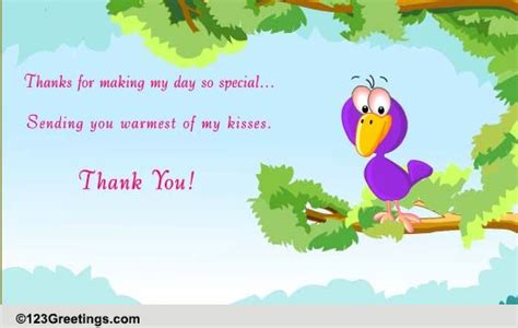 Thanks For Making My Day Special Free Birthday Thank You Ecards 123