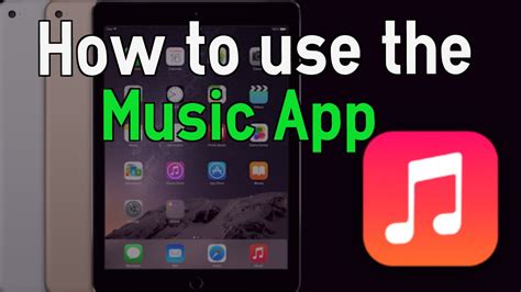 Just you start with this app like start to search your favorite artist song and this app is providing streaming service that combines the top tier music experts with the best technology for all time to deliver the right music at the exact time. How to use the Music App on the iPad - YouTube