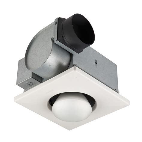 Plumbing stoppages (fixtures not included). NuTone 70 CFM Ceiling Exhaust Fan with 1 - 250-Watt ...