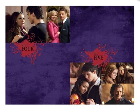 The Vampire Diaries Season 2 Dvd Booklet Artwork The Vampire