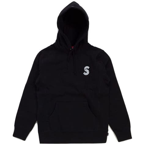 Supreme 3m Reflective S Logo Hooded Sweatshirt Black Grails Sf
