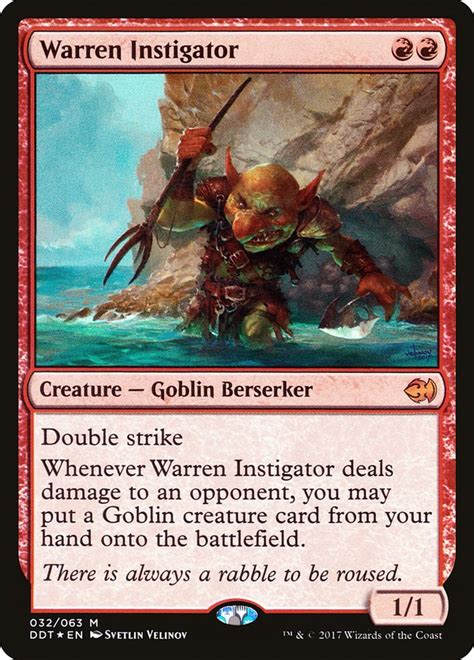 Warren Instigator · Duel Decks Merfolk Vs Goblins Ddt 32
