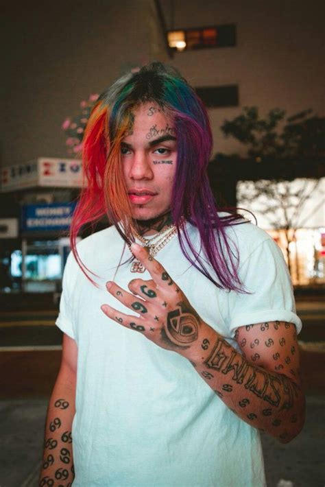 6ix9ine new hair color new hairstyle 6ix9ine new hair color lil pump man crush everyday