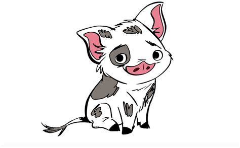 Pua Moanas Pet Pig Disney Drawings Disney Images Disney Cartoons