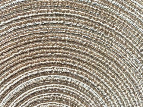 Abstract Natural Braided From Vine Straw Cotton Background Stock