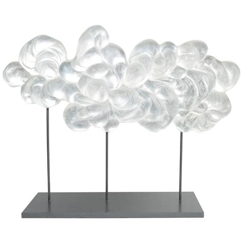 Contemporary Glass Cloud Sculpture Grand Nuage At 1stdibs Glass