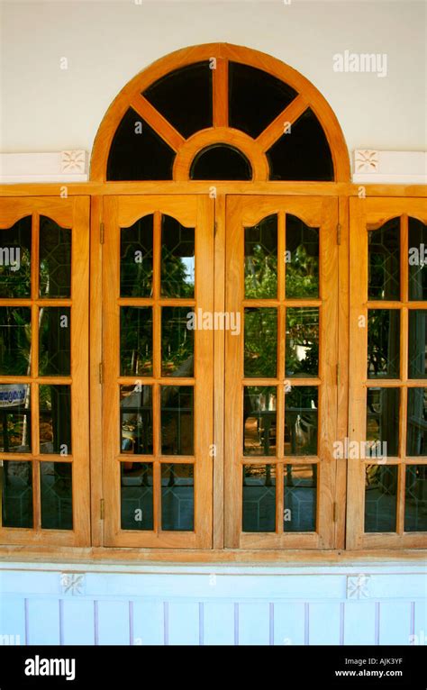 Glass Windows Of A Modern House Kerala Stock Photo 8432126 Alamy
