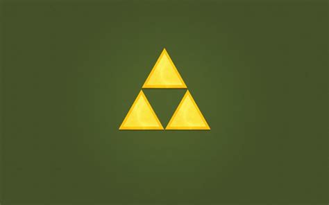 The Legend Of Zelda Triforce Minimalism Video Games 2k Wallpaper