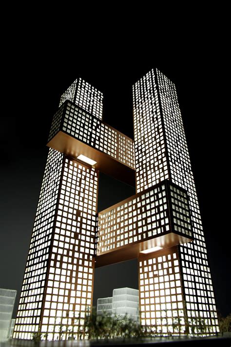 Cross Towers Seoul Korea Unusual Buildings Big Architects