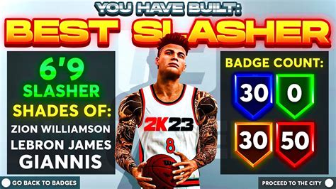 My New Official Pure Slasher Build The 1 Slasher Build In Nba 2k23